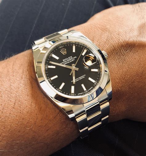 rolex datejust 2 black face|2023 datejust 41mm 126300.